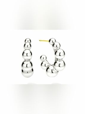 LAGOS 925 Graduated Bubble Hoops